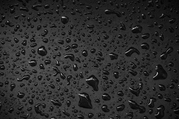 abstract water drops on a white background