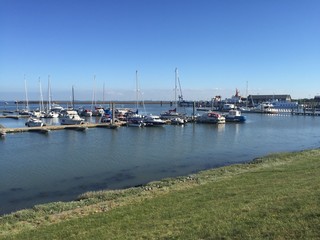 Fototapeta premium Hafen Insel Langeoog 