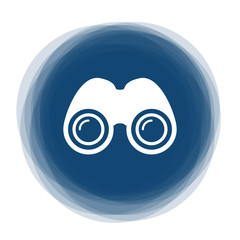 Obraz premium Abstract round button - binoculars