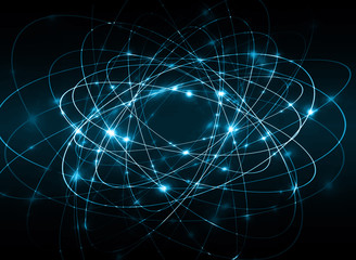 Best Internet Concept of global business.Technological background, symbols Wi-Fi, of the Internet, television, mobile and satellite communications