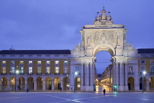 Portugal, Distrito de Lisboa, Lisbon, Baixa, Pra&ccedil;a do Com&eacute;rcio