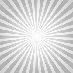 Abstract gray radial background. vector