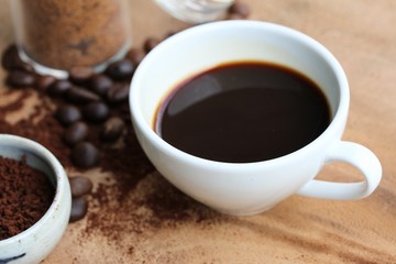 black coffee