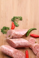 pork sausage with chilli