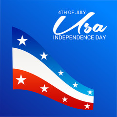 4th of July Usa Independence Day.