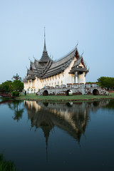 Fototapeta na wymiar Sanphet Prasat Palace, Ancient City, Bangkok Thailand