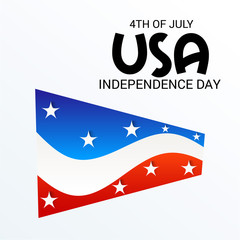 Obraz na płótnie Canvas 4th of July Usa Independence Day.
