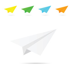 paper airplane illustration