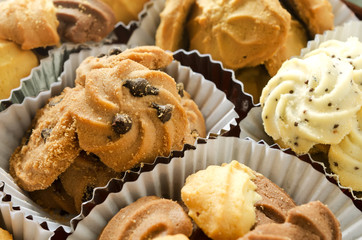 group of assorted cookies