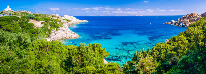 Landscape of Capo Testa, Sardinia, Italy