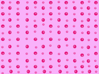 Colorido fondo rosa de patrón de círculos fucsia - 161222449