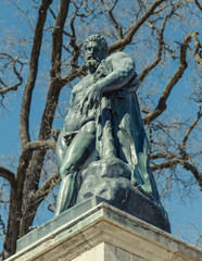 The Hercules statue by The Cameron Gallery in the Catherine Park in Tsarskoye Selo.