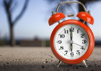 Alarm clock.