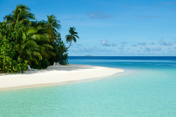 Tropical beach at Maldives