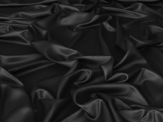 Obraz premium Smooth satin drapery