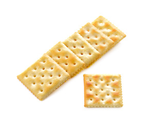 biscuits isolated on white background