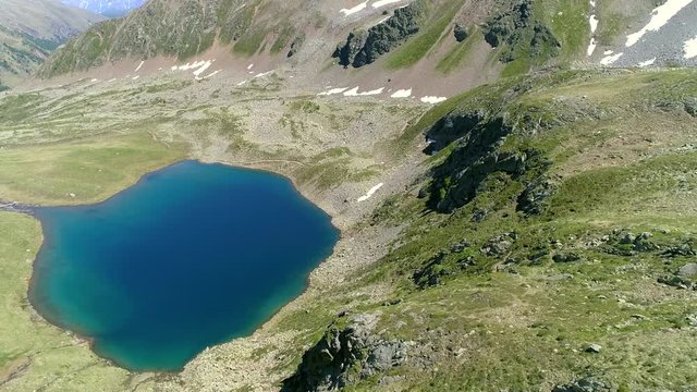 Aerial 4K - Val Grosina - Val di Sacco - Valtellina (IT) - Laghetti di Malghera