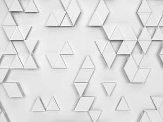Abstract triangle pattern
