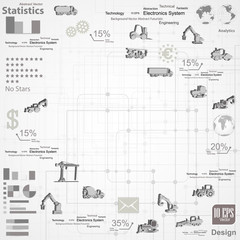 Big set of infographics elements. Abstract illustration.