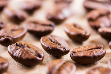 roasted brown coffee beans