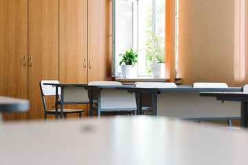 Classroom at the elementary school