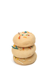 Shortbread cookie isolated