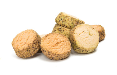 Shortbread cookie isolated