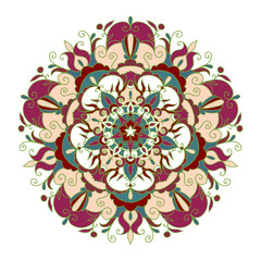 Decorative mandala made in vector