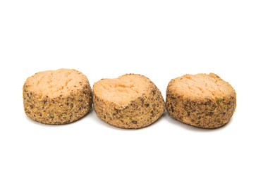 Shortbread cookie isolated
