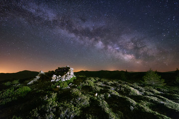Milky way in Sierra de la Demanda