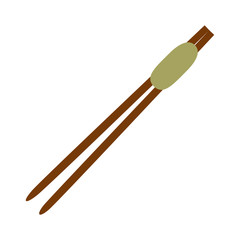 Chinese sticks asian icon vector illustration graphic design