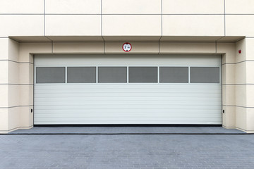 Garage Door. Modern Garage in Cracow, Poland