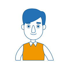 young man avatar character portrait people image