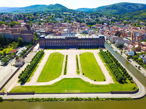 Stadt Saverne von oben