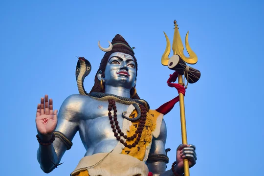 Shiva god big statue in Haridwar Stock Photo | Adobe Stock