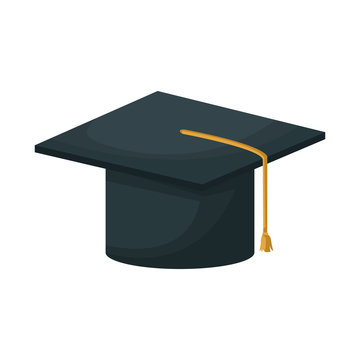 graduation cap education academy achievement icon