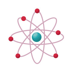 chemical symbol of atom science symbol