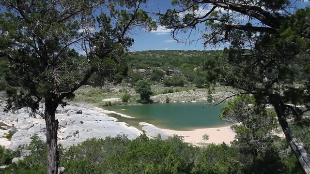 Pedernales Fall State Park in Johnson City, Texas.