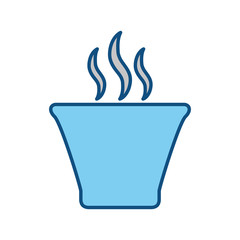 Cup hot drink vector illustration arroma icon