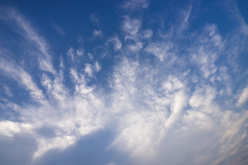 Naklejka na ściany i meble blue sky and cloudscape pattern