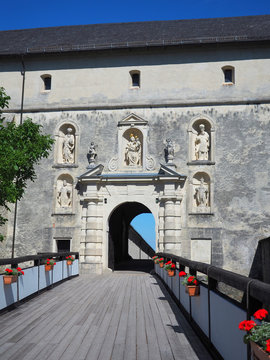 Forchtenstein Castle. Burgenland, Austria, June 2017.