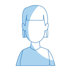 avatar of woman character portrait female vector illustration