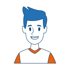 man avatar profile picture people vector illustration