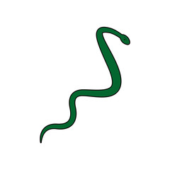 asclepius aesculapius reptile snake care symbol vector illustration