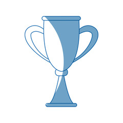 trophy award competition winner icon vector illustration