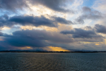 Fototapeta premium Sunrise in Amoyfjord, Norway