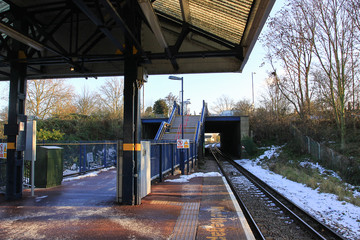 train platform in wimbledon