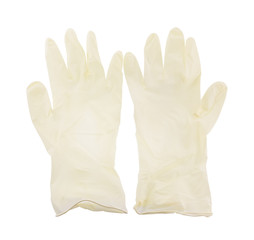 rubber gloves protect equipment