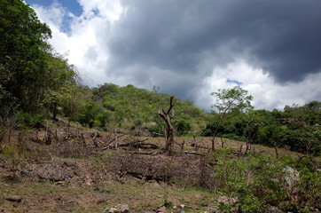 Somoto Canyon in the north of Nicaragua, a popular tourist destination for outdoor activities such as swimming, hiking and cliff jumping