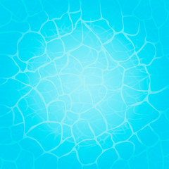 Top view of water surface.Vector Illustration.